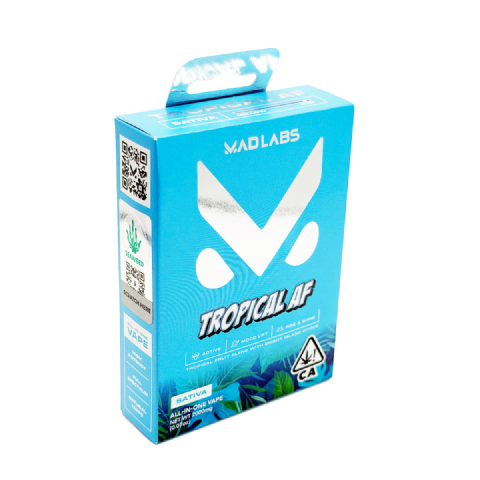 Mad Labs All In One Cannabis Tropical AF (Sativa) 2 Grams (2g) Disposable Vape