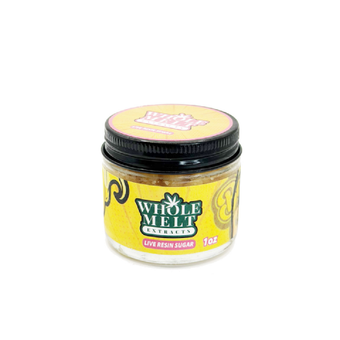 Whole Melt Extracts Banana Gelato 1oz Live Resin Sugar Cannabis Concentrate