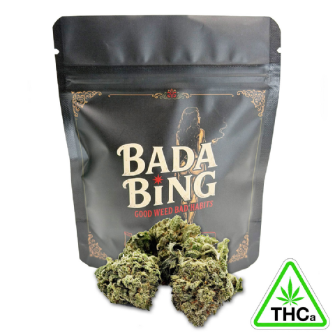 Bada Bing Gorilla Glue #4 (Indica) 1/2 Ounce (14g) Flower (THCa)