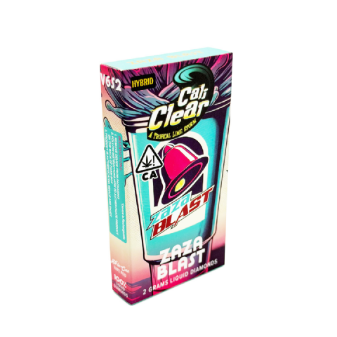 Cali Clear Liquid Diamonds Zaza Blast (Hybrid) 2 Grams (2g) Disposable Vape