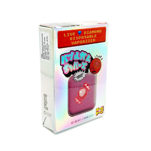 Super Dope Live Diamond Resin Bubblegum Popperz 2 Grams (2g) Disposable Vape