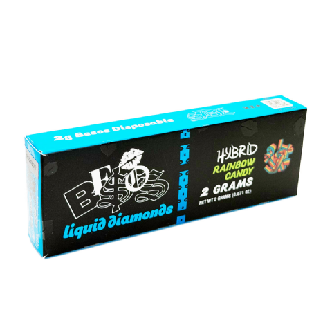Besos Liquid Diamonds Rainbow Candy (Hybrid) 2 Grams (2g) Disposable Vape