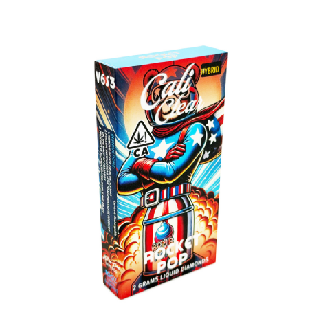 Cali Clear Liquid Diamonds Rocket Pop (Hybrid) 2 Grams (2g) Disposable Vape
