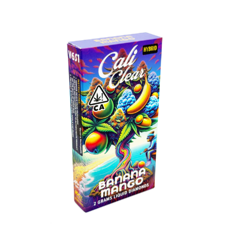 Cali Clear Liquid Diamonds Banana Mango (Hybrid) 2 Grams (2g) Disposable Vape