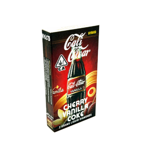 Cali Clear Liquid Diamonds Cherry Vanilla Coke (Hybrid) 2 Grams (2g) Disposable Vape