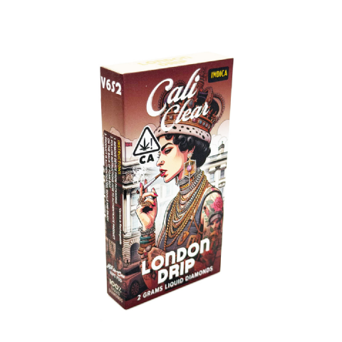 Cali Clear Liquid Diamonds London Drip (Indica) 2 Grams (2g) Disposable Vape