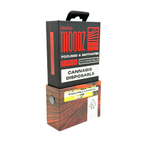 Moodz Liquid Diamonds Rechargeable Pineapple Express (Hybrid) 2 Grams (2g) Disposable Vape