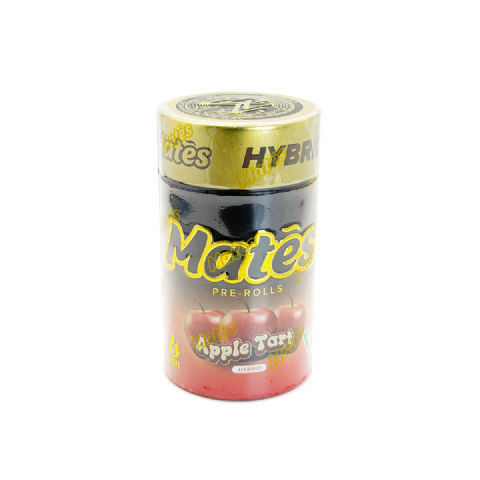 Muha Meds Mates Apple Tart (Hybrid) 6 Grams (6g) Infused Pre-Rolls (5-Pack)