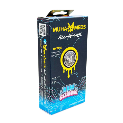 Muha Meds All-In-One Blue Slushie (Hybrid) 2 Grams (2g) Disposable Vape