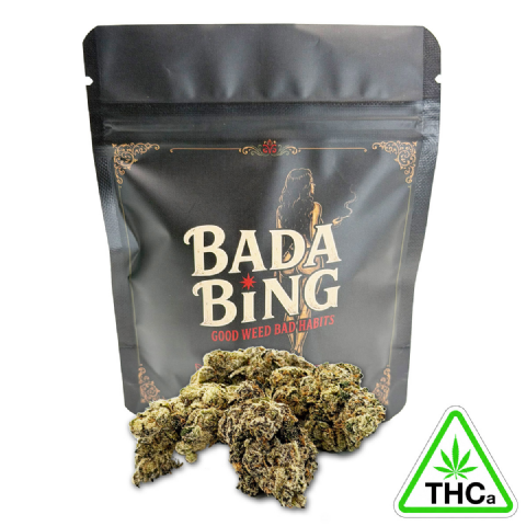 Bada Bing Jet Fuel (Sativa) 1/8 Ounce (3.5g) Flower (THCa)