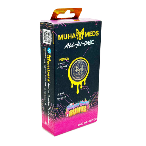 Muha Meds All-In-One Dragon Berry Runtz (Indica) 2 Grams (2g) Disposable Vape