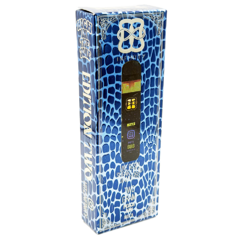 Infinity Hitz Peach Jam (Indica) 2 Grams (2g) Disposable Vape