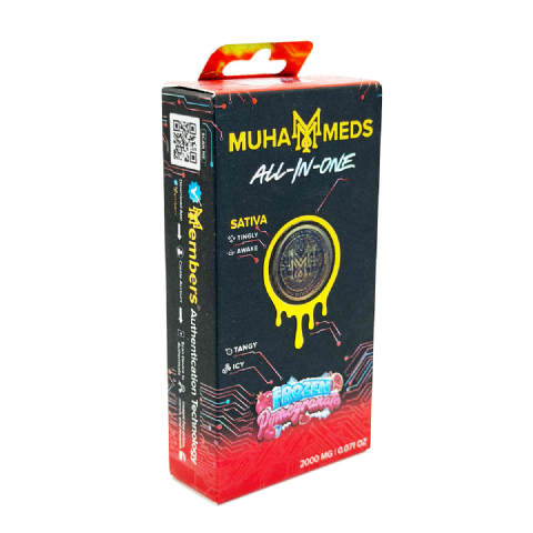 Muha Meds All-In-One Frozen Pomegranate (Sativa) 2 Grams (2g) Disposable Vape