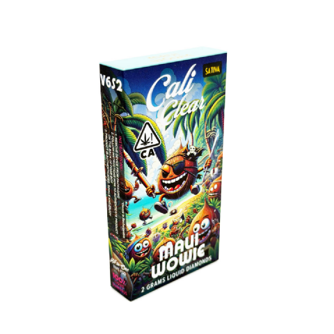 Cali Clear Liquid Diamonds Maui Wowie (Sativa) 2 Grams (2g) Disposable Vape