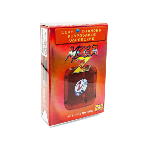 Super Dope Live Diamond Resin Mega Z Red 2 Grams (2g) Disposable Vape