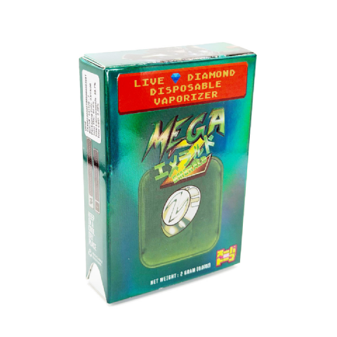 Super Dope Live Diamond Resin Mega Z Emerald 2 Grams (2g) Disposable Vape