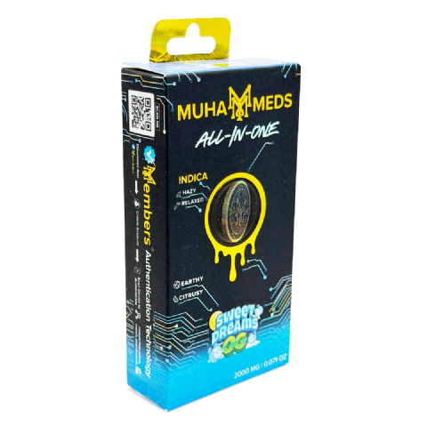 Muha Meds All-In-One Sweet Dreams OG (Indica) 2 Grams (2g) Disposable Vape