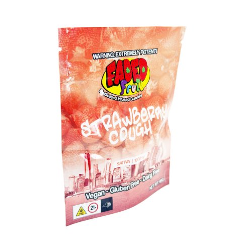 Faded Fruit Medicated Infused Strawberry Cough (Sativa) 1000mg Edible Gummies