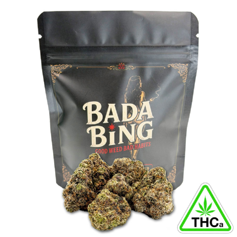 Bada Bing Sweet Zenzation (Indica) 1/8 Ounce (3.5g) Flower (THCa)