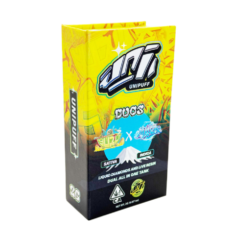 UniPuff Duos Yuzu (Sativa) / Yakuza (Indica) 2 Grams (2g) Disposable Vape