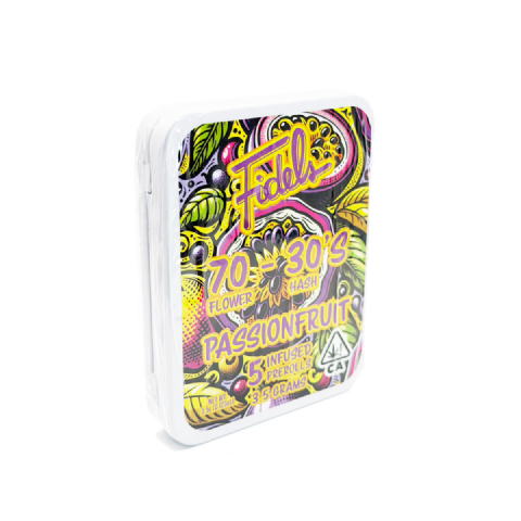 Fidel 70/30s Flower Hash Passionfruit 3.5 Grams (3.5g) Cannabis Infused Pre-Rolls (5-Pack)
