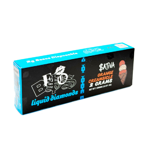 Besos Liquid Diamonds Orange Creamsicle (Sativa) 2 Grams (2g) Disposable Vape
