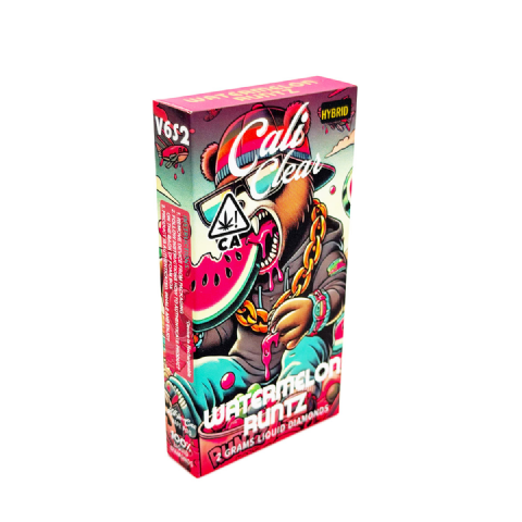 Cali Clear Liquid Diamonds Watermelon Runtz (Hybrid) 2 Grams (2g) Disposable Vape