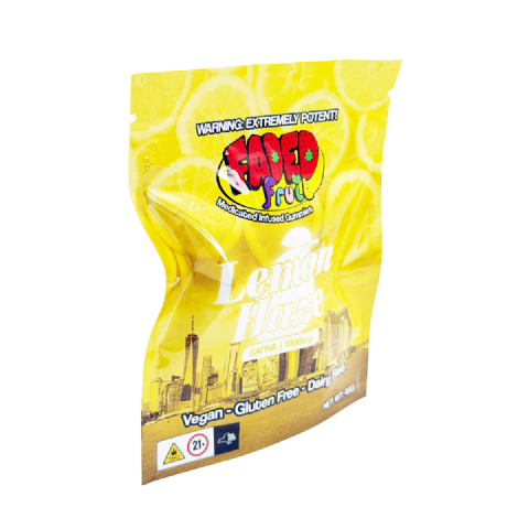 Faded Fruit Medicated Infused Lemon Haze (Sativa) 1000mg Edible Gummies