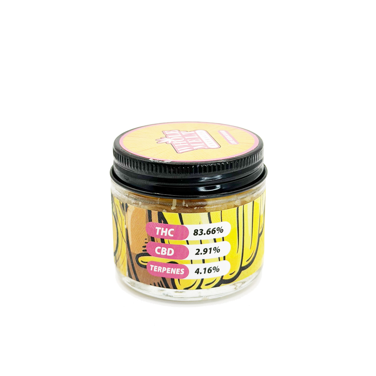 Whole Melt Extracts Banana Gelato 1oz Live Resin Sugar Cannabis Concentrate