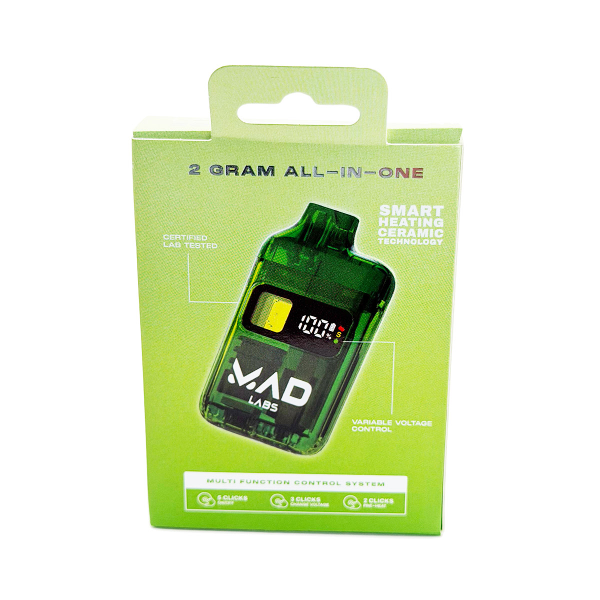 Mad Labs All In One Cannabis Mad Melonade (Hybrid) 2 Grams (2g) Disposable Vape