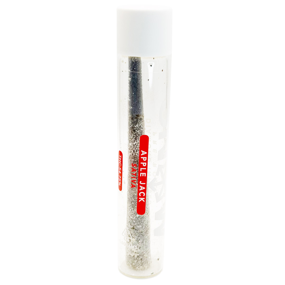 Snow Diamond Infused Apple Jack (Sativa) 1.5 Grams (1.5g) Infused Pre-Roll (1-Pack)