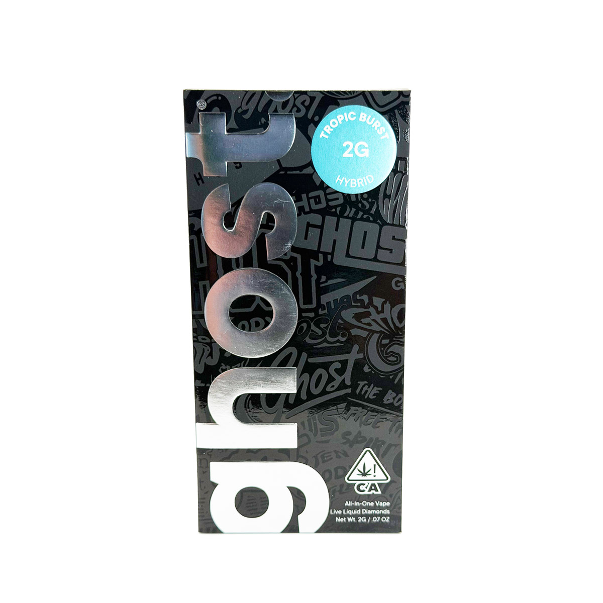 Ghost Live Liquid Diamonds All-in-One Tropic Burst (Hybrid) 2 Grams (2g) Disposable Vape