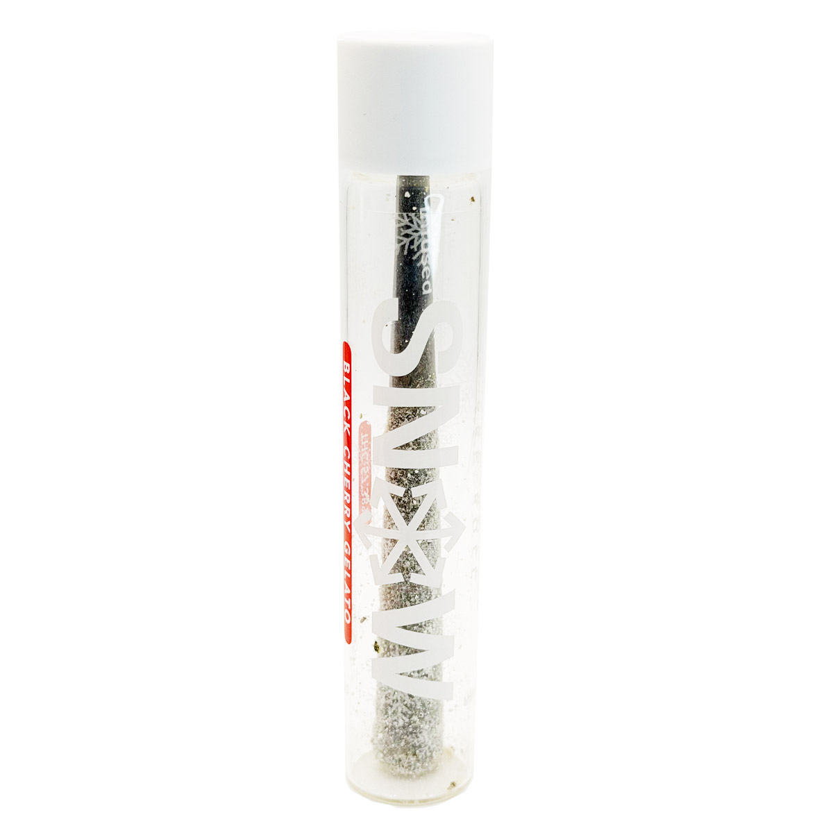 Snow Diamond Infused Black Cherry Gelato (Sativa) 1.5 Grams (1.5g) Infused Pre-Roll (1-Pack)