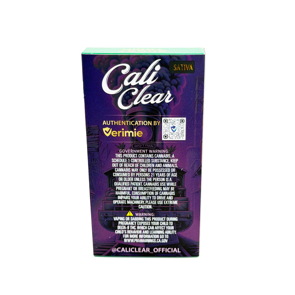 Cali Clear Liquid Diamonds Ghost Train (Sativa) 2 Grams (2g) Disposable Vape