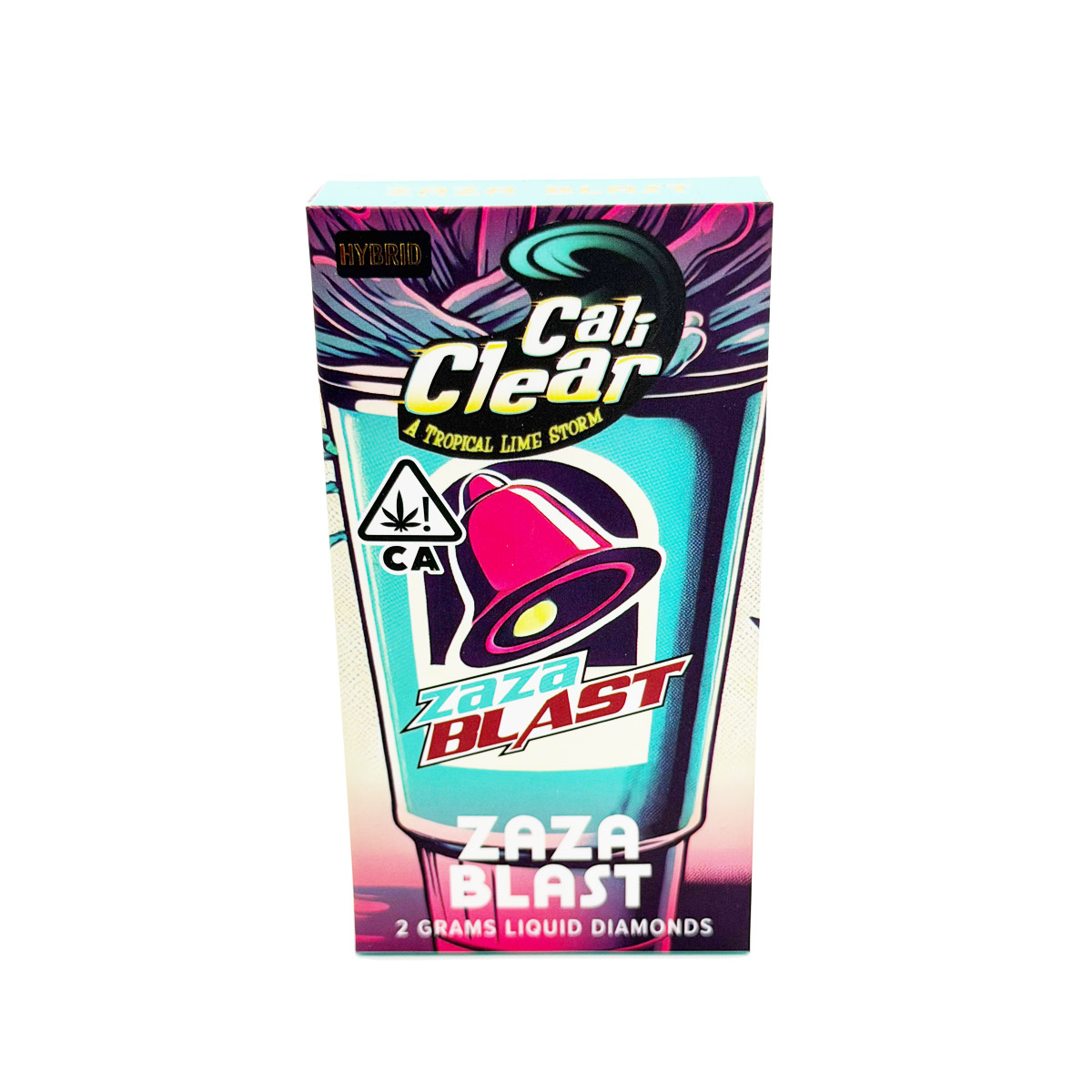 Cali Clear Liquid Diamonds Zaza Blast (Hybrid) 2 Grams (2g) Disposable Vape