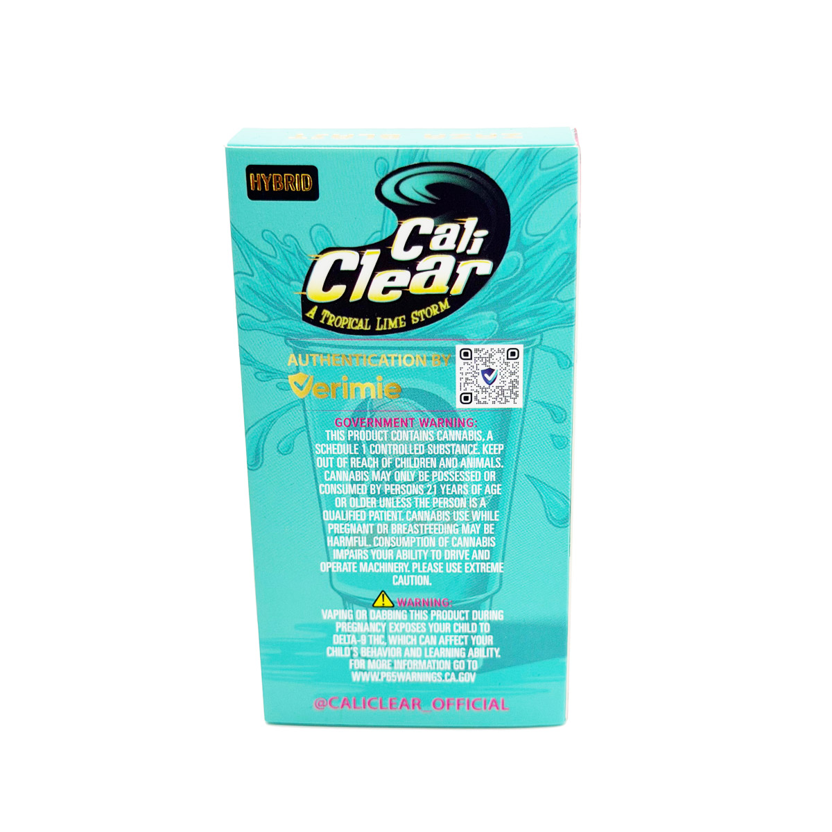 Cali Clear Liquid Diamonds Zaza Blast (Hybrid) 2 Grams (2g) Disposable Vape