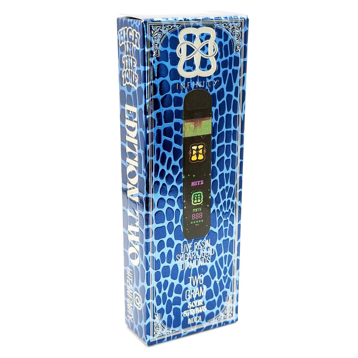 Infinity Hitz Sour Straws (Indica) 2 Grams (2g) Disposable Vape