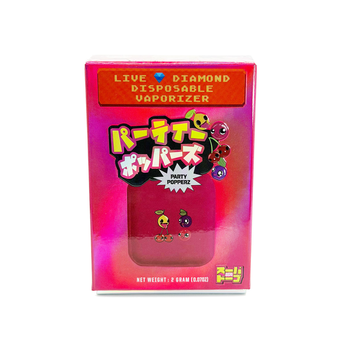 Super Dope Live Diamond Resin Party Popperz 2 Grams (2g) Disposable Vape