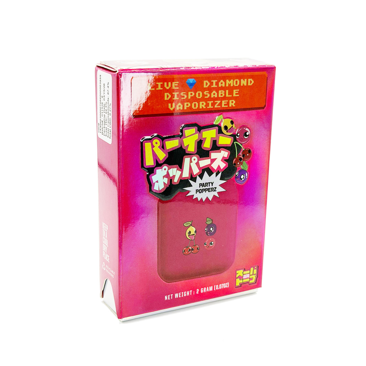 Super Dope Live Diamond Resin Party Popperz 2 Grams (2g) Disposable Vape