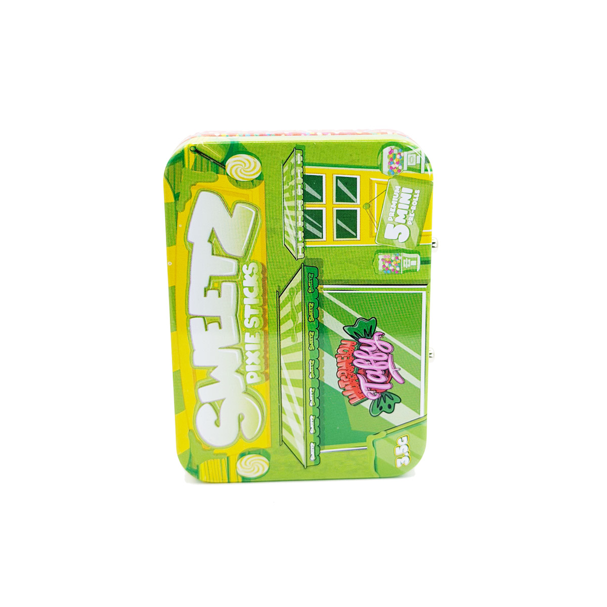 Sweetz Pixie Sticks Watermelon Taffy 3.5 Grams (3.5g) Premium Cannabis Infused Pre-Rolls (5-Pack)
