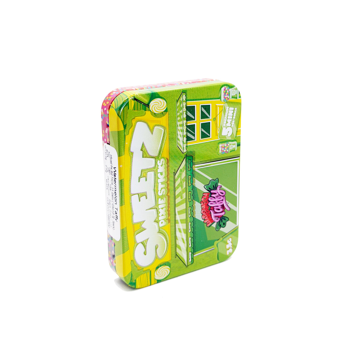 Sweetz Pixie Sticks Watermelon Taffy 3.5 Grams (3.5g) Premium Cannabis Infused Pre-Rolls (5-Pack)