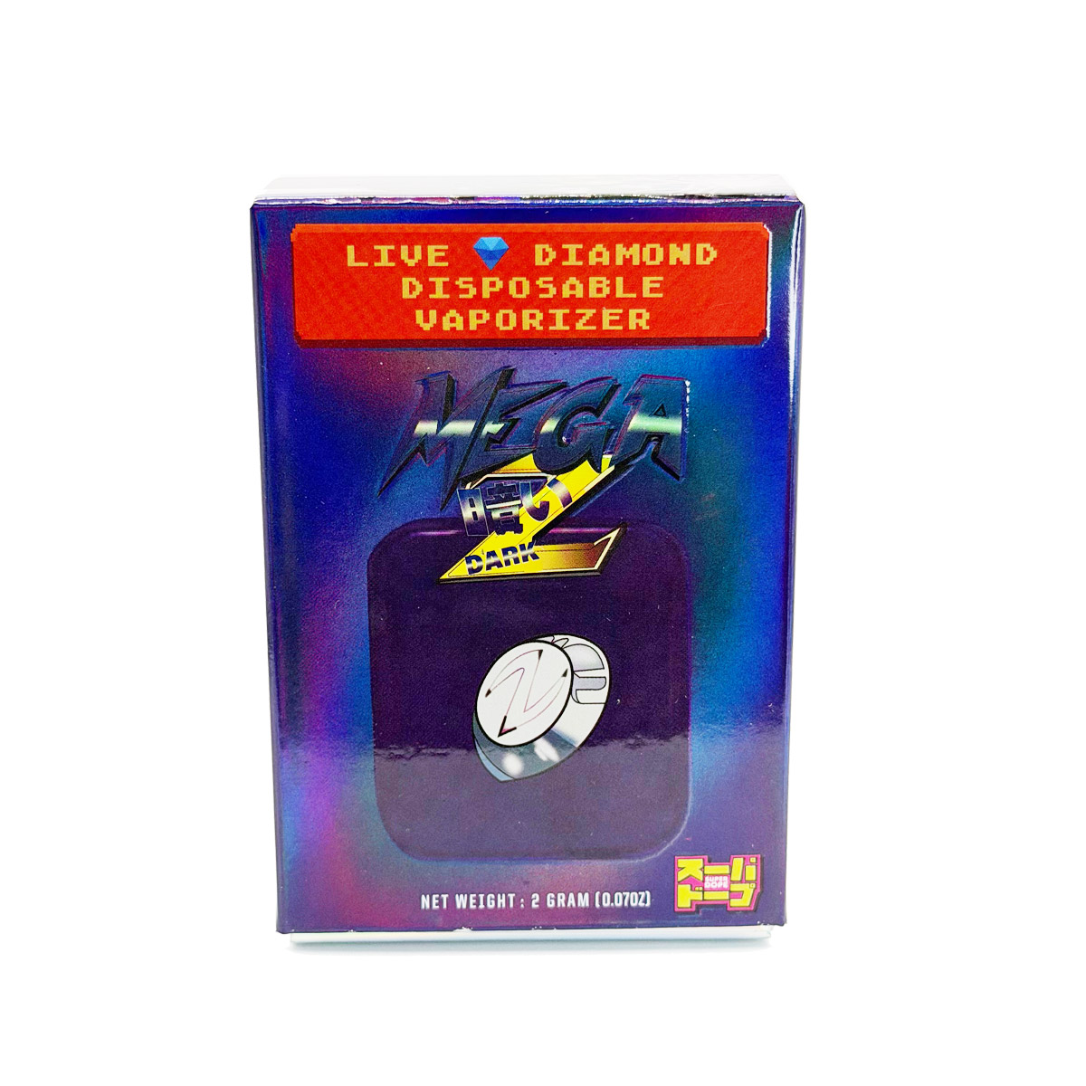 Super Dope Live Diamond Resin Mega Z Dark 2 Grams (2g) Disposable Vape