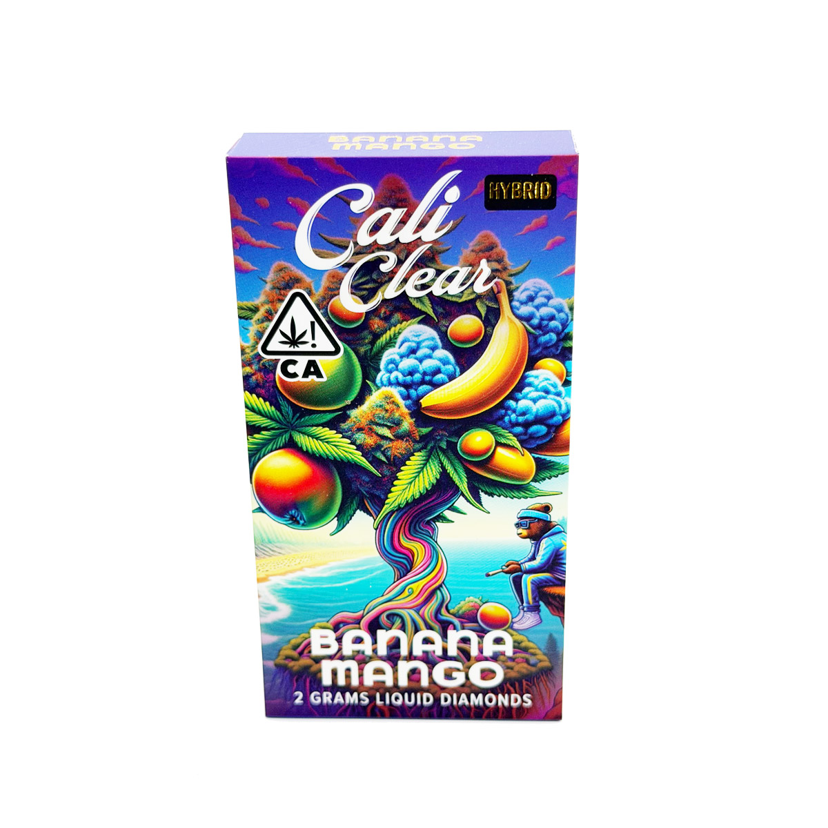 Cali Clear Liquid Diamonds Banana Mango (Hybrid) 2 Grams (2g) Disposable Vape