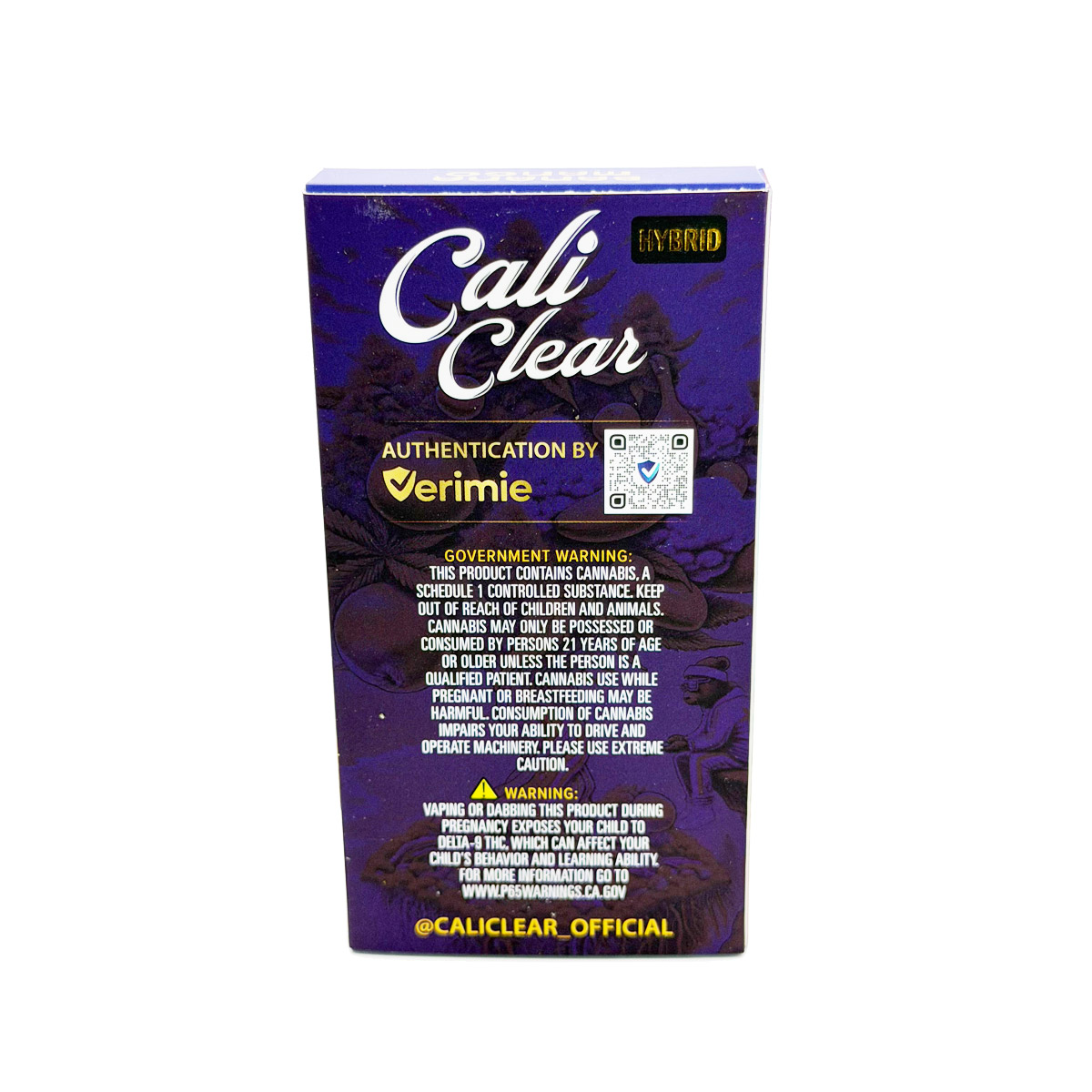 Cali Clear Liquid Diamonds Banana Mango (Hybrid) 2 Grams (2g) Disposable Vape