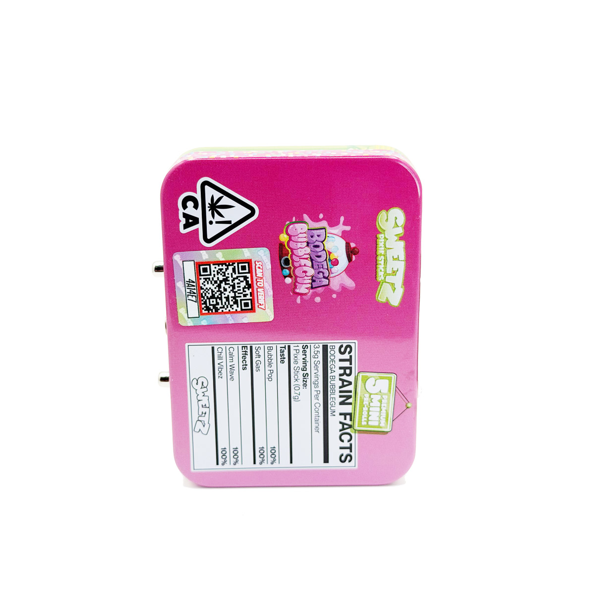 Sweetz Pixie Sticks Bodega Bubblegum 3.5 Grams (3.5g) Premium Cannabis Infused Pre-Rolls (5-Pack)