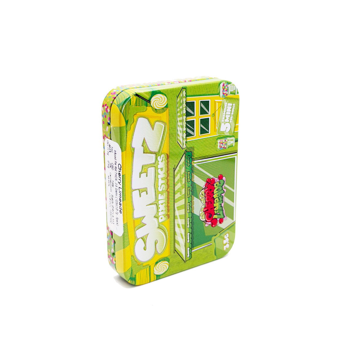 Sweetz Pixie Sticks Cherry Limeade 3.5 Grams (3.5g) Premium Cannabis Infused Pre-Rolls (5-Pack)