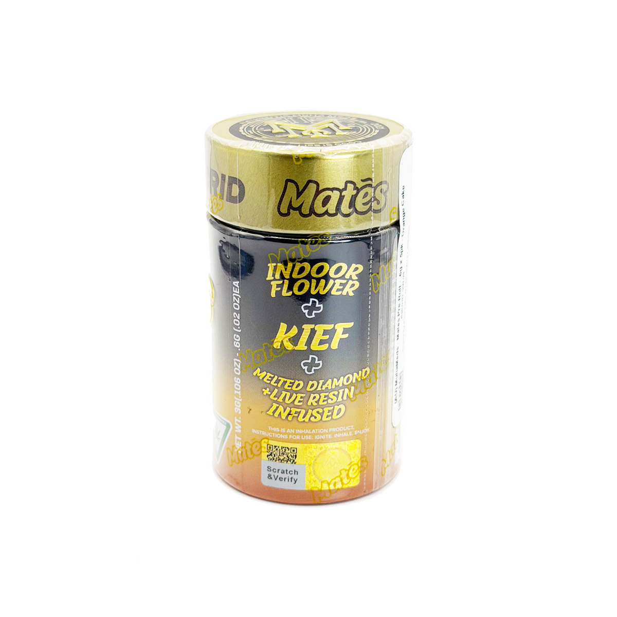 Muha Meds Mates Orange Cake (Hybrid) 6 Grams (6g) Infused Pre-Rolls (5-Pack)