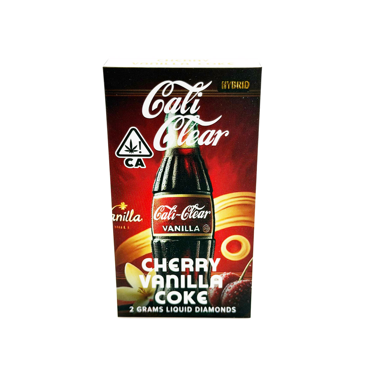 Cali Clear Liquid Diamonds Cherry Vanilla Coke (Hybrid) 2 Grams (2g) Disposable Vape