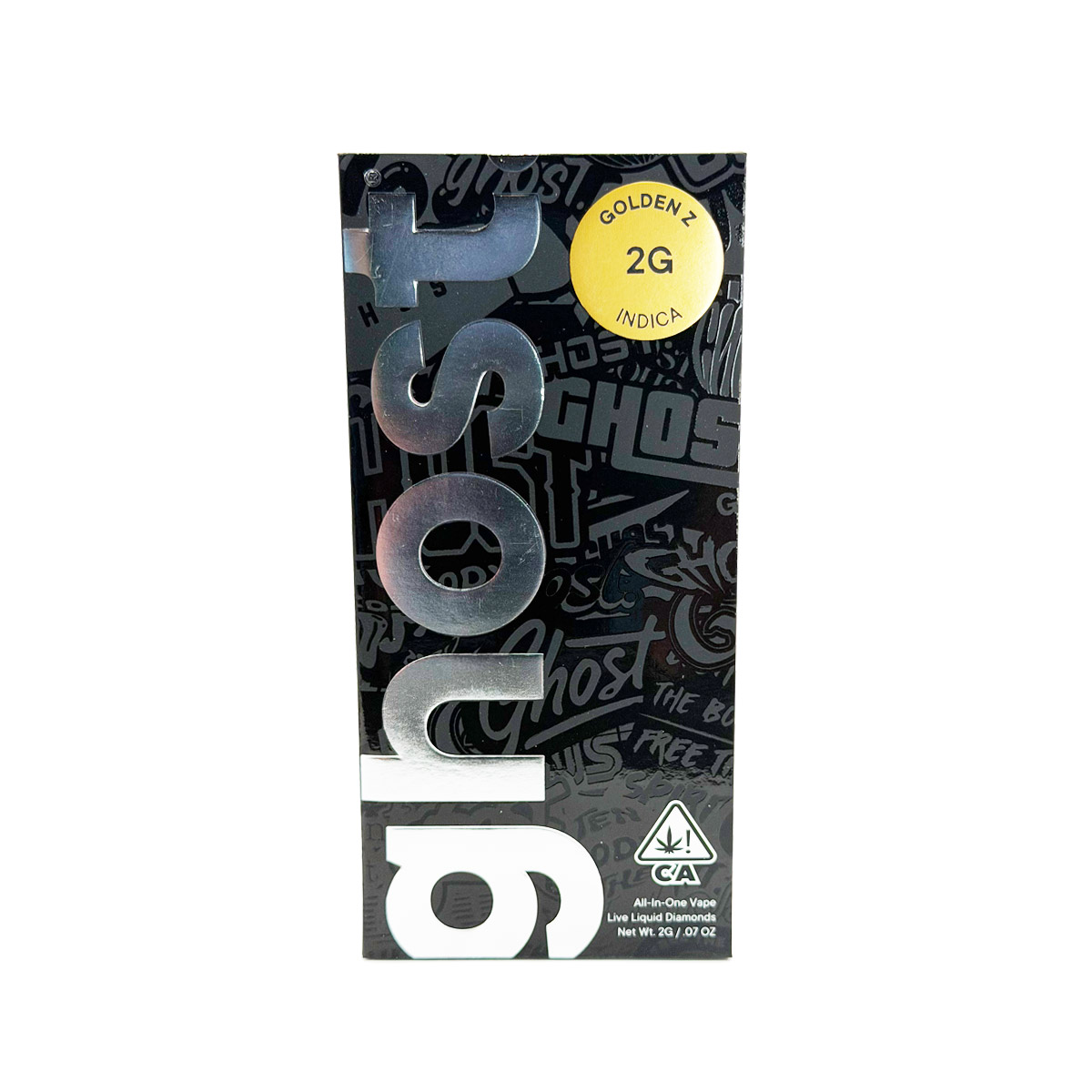 Ghost Live Liquid Diamonds All-in-One Golden Z (Indica) 2 Grams (2g) Disposable Vape