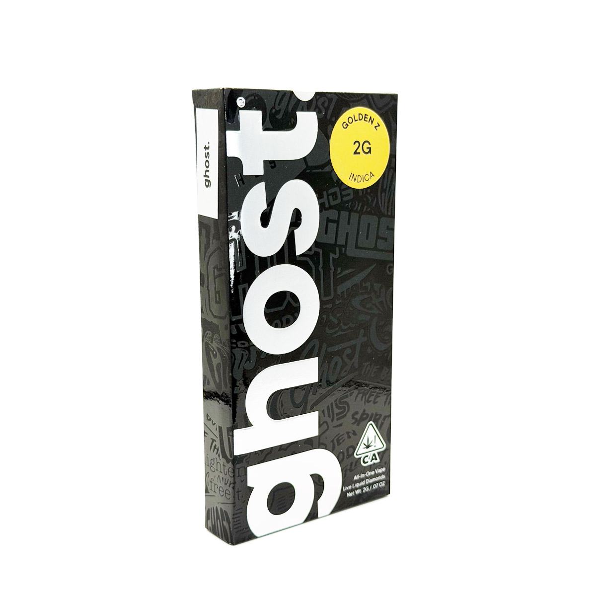 Ghost Live Liquid Diamonds All-in-One Golden Z (Indica) 2 Grams (2g) Disposable Vape